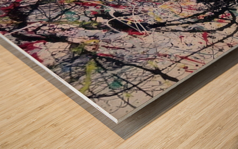 Jackson Pollock 22 Wood print