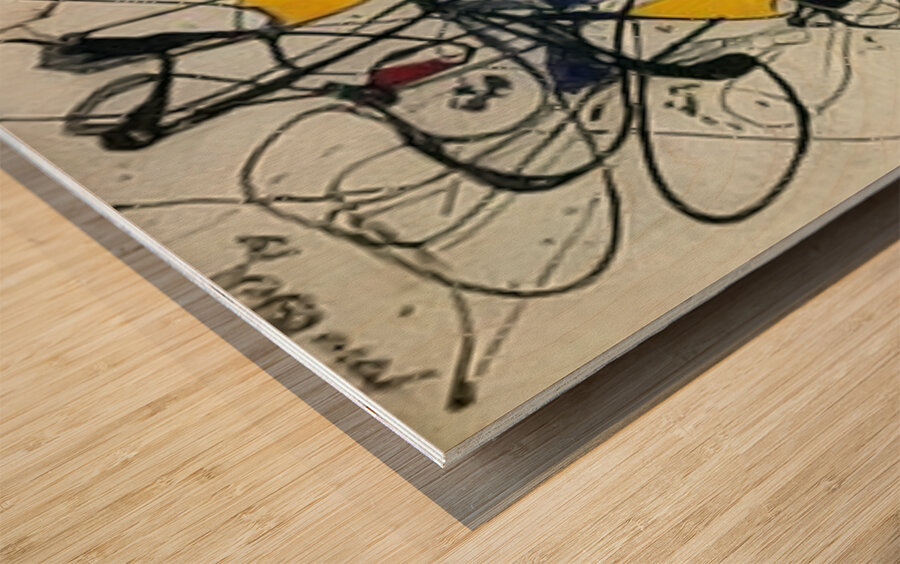 Jackson Pollock 26 Wood print