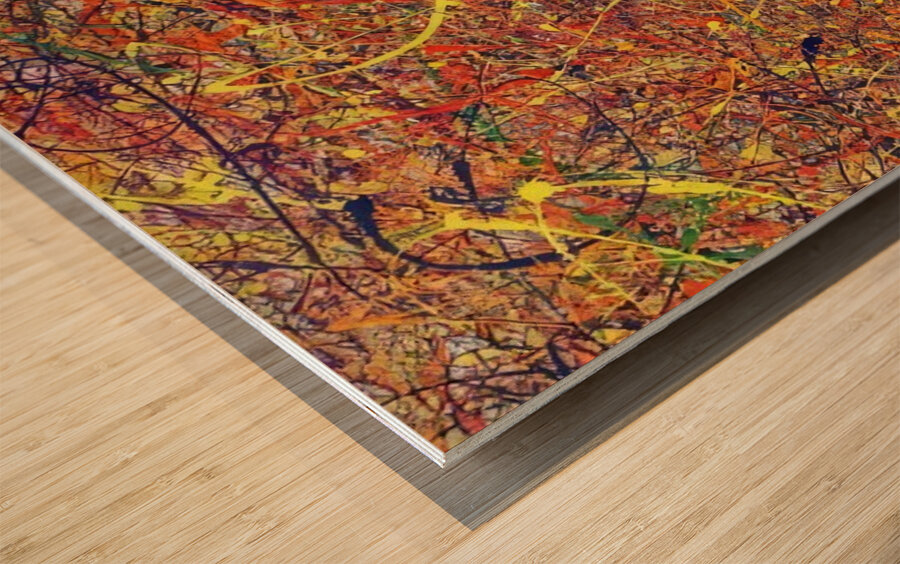 Jackson Pollock 27 Wood print