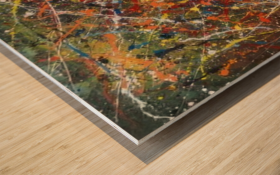 Jackson Pollock 32 Wood print