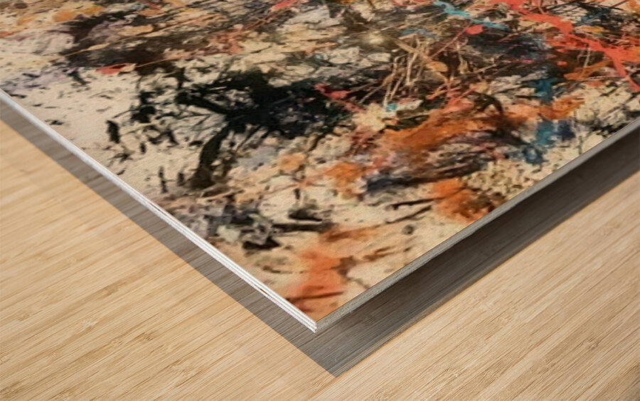 Jackson Pollock 33 Wood print