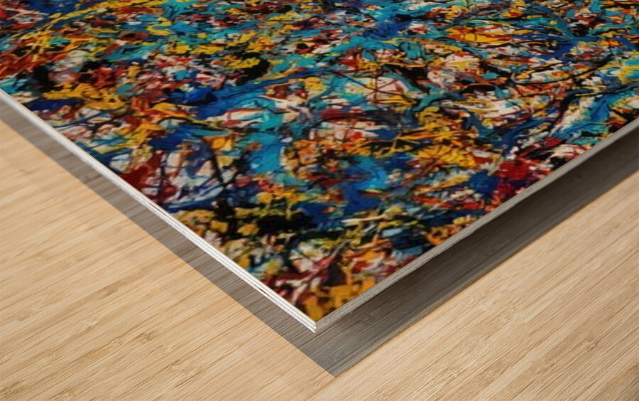Jackson Pollock 35 Wood print