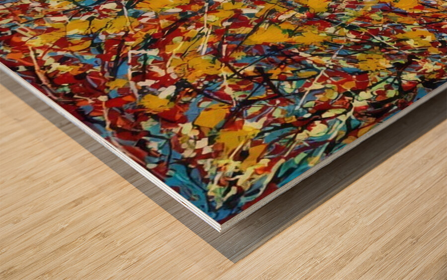 Jackson Pollock 39 Wood print