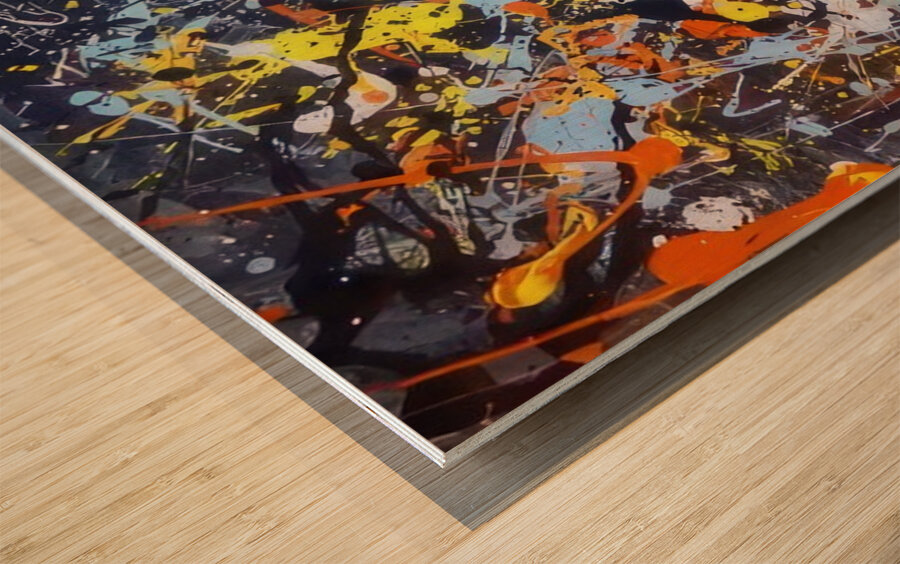 Jackson Pollock 44 Wood print