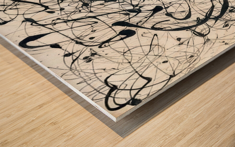 Jackson Pollock 45 Wood print