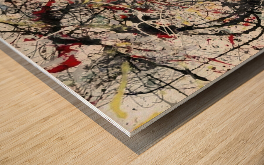 Jackson Pollock 46 Wood print