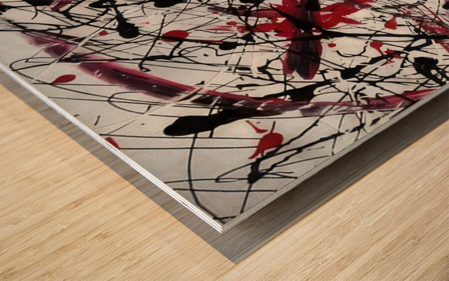 Jackson Pollock 48 Wood print