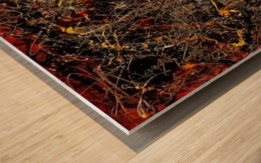 Jackson Pollock 51 Wood print