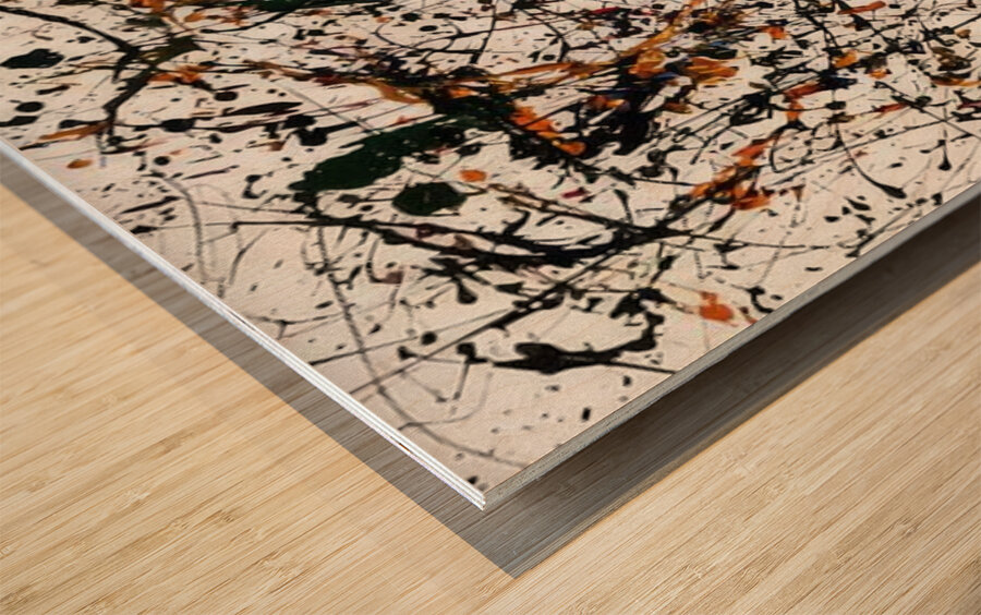 Jackson Pollock 53 Wood print