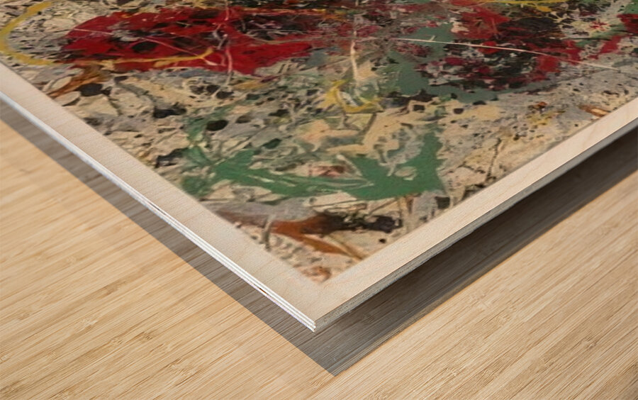 Jackson Pollock 60 Wood print