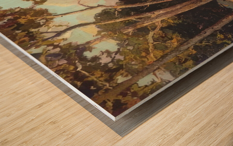 Franz Bischoff 17 Wood print