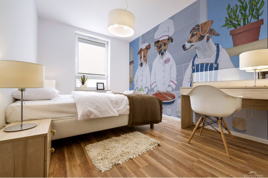 Chef Julia Wild Mural print