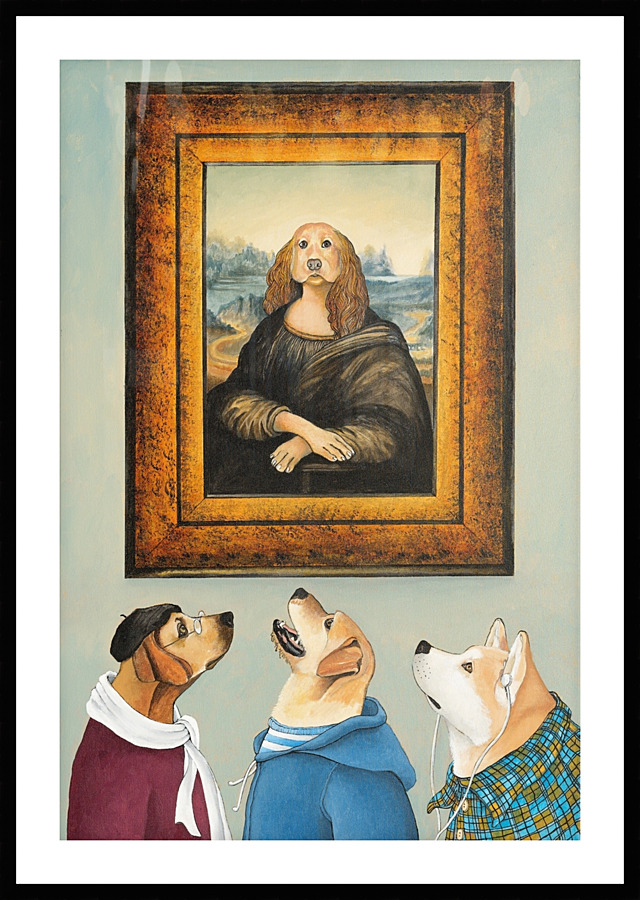 Bona Lisa Picture Frame print