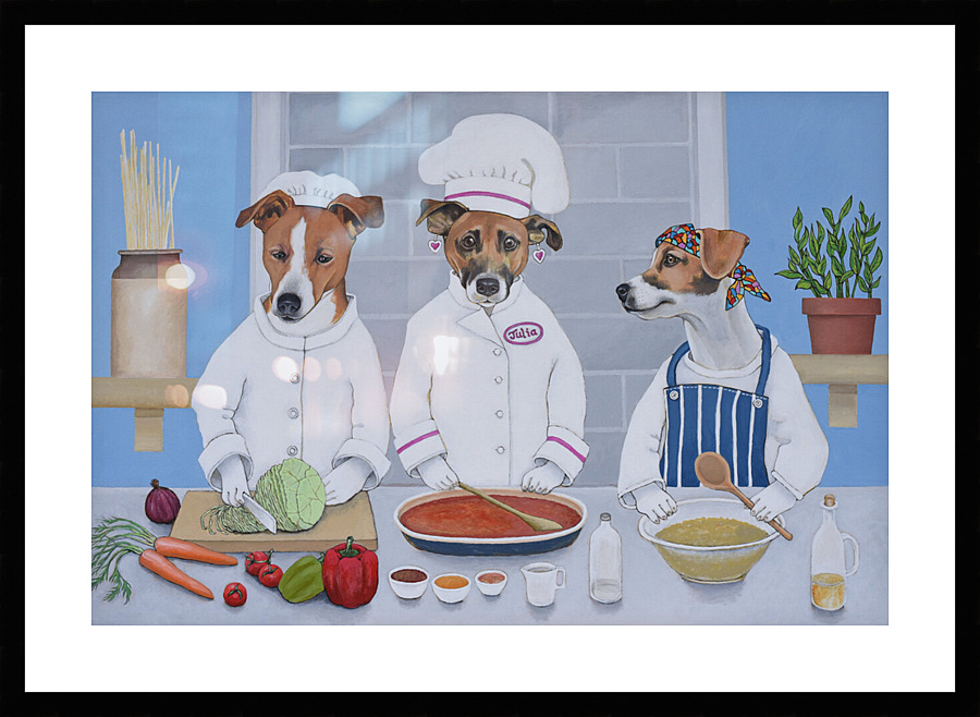 Chef Julia Wild Picture Frame print