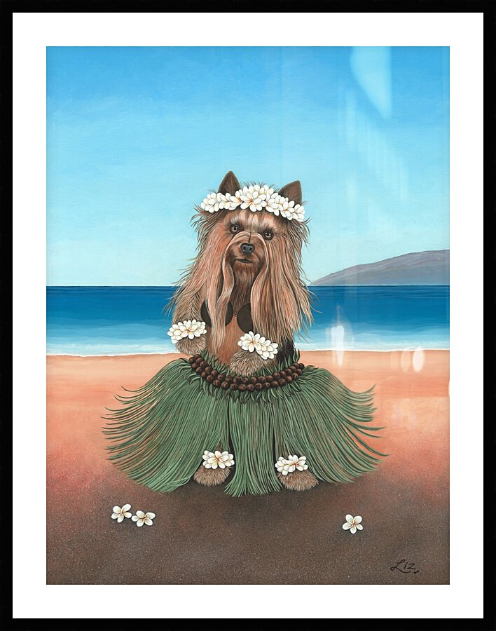Hula Honey  Picture Frame print