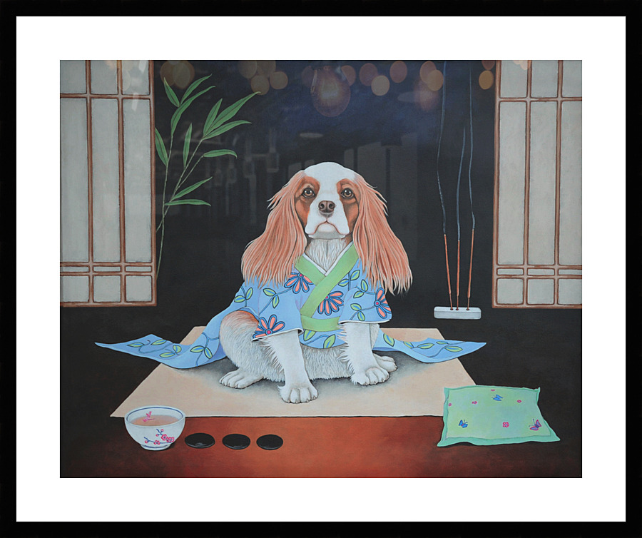 Meditation Picture Frame print