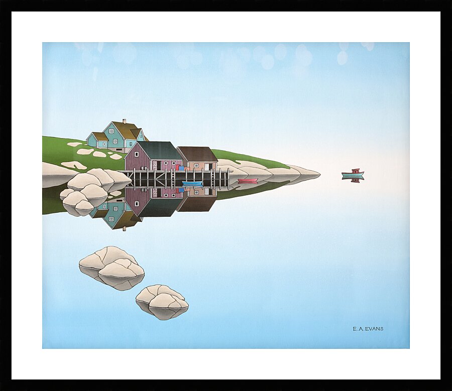 Serenity Inlet Picture Frame print