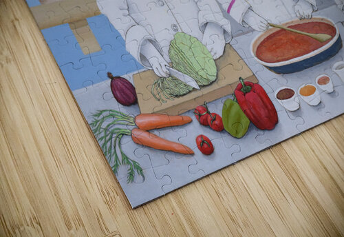 Chef Julia Wild LIZ puzzle
