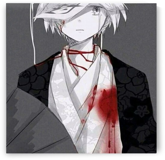 The boy was injured and had to have his head bandaged. by Leader Artpal Archive