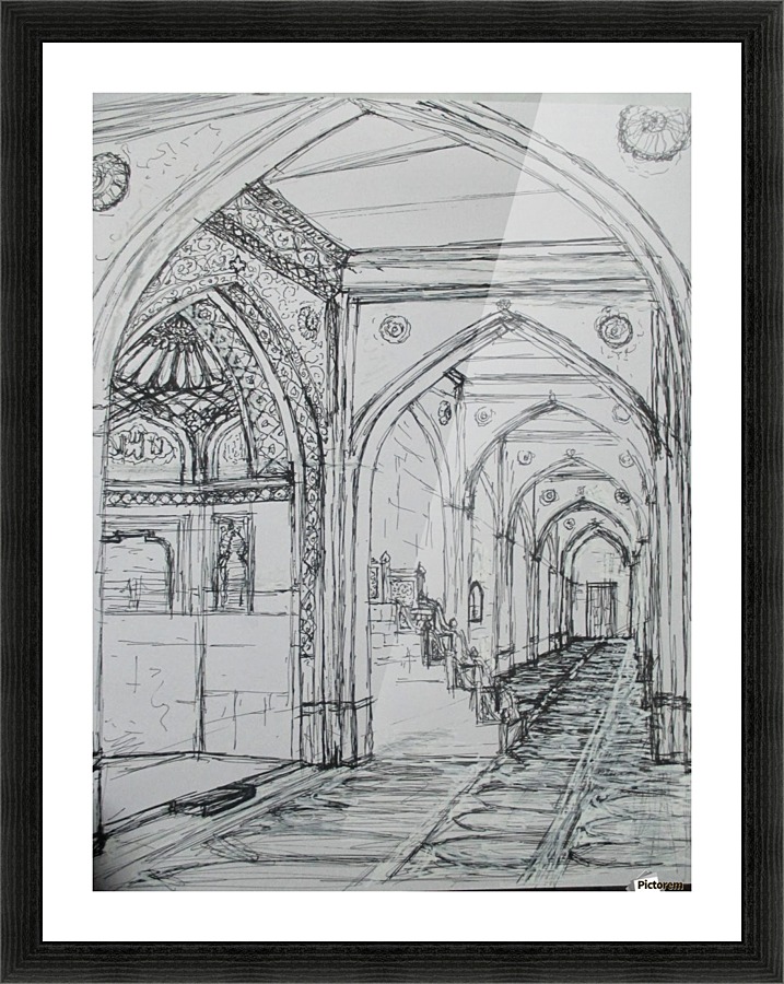 shajaani mosque Picture Frame print