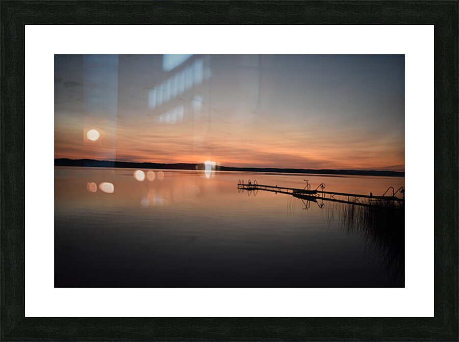 Platte Sunrise Picture Frame print