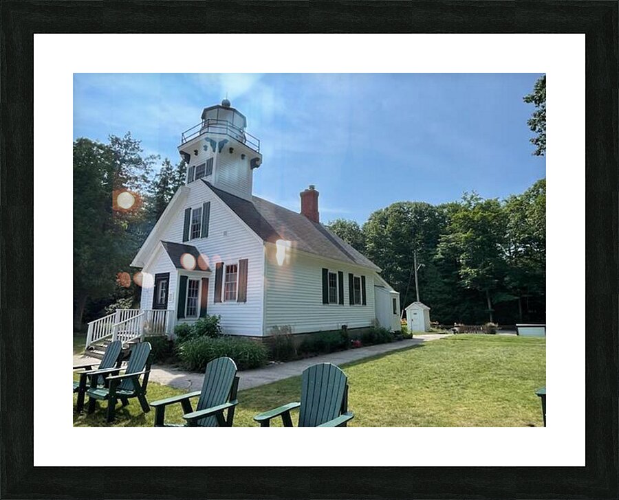 Mission Point Lighthouse 2 Picture Frame print