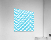 Background Wallpaper Waves Ocean Blue Texture Acrylic Print