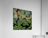 Background Pattern Leaves Texture Design Wall Acrylic Print