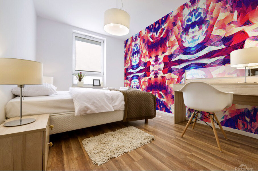 Abstract pattern effect Mural print