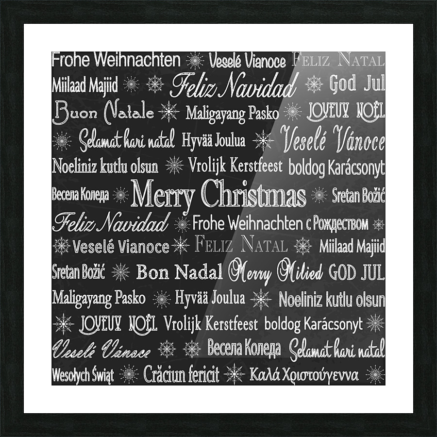 Abstract Advent Backdrop Picture Frame print