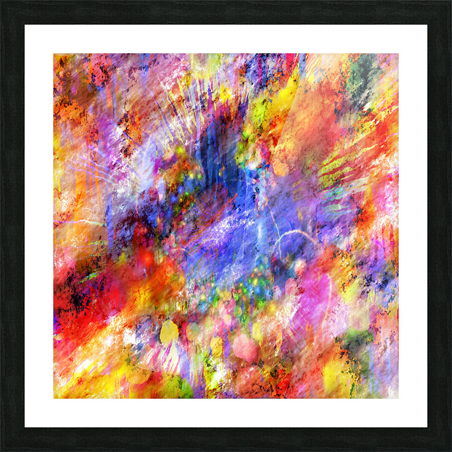 Abstract Colorful Picture Frame print