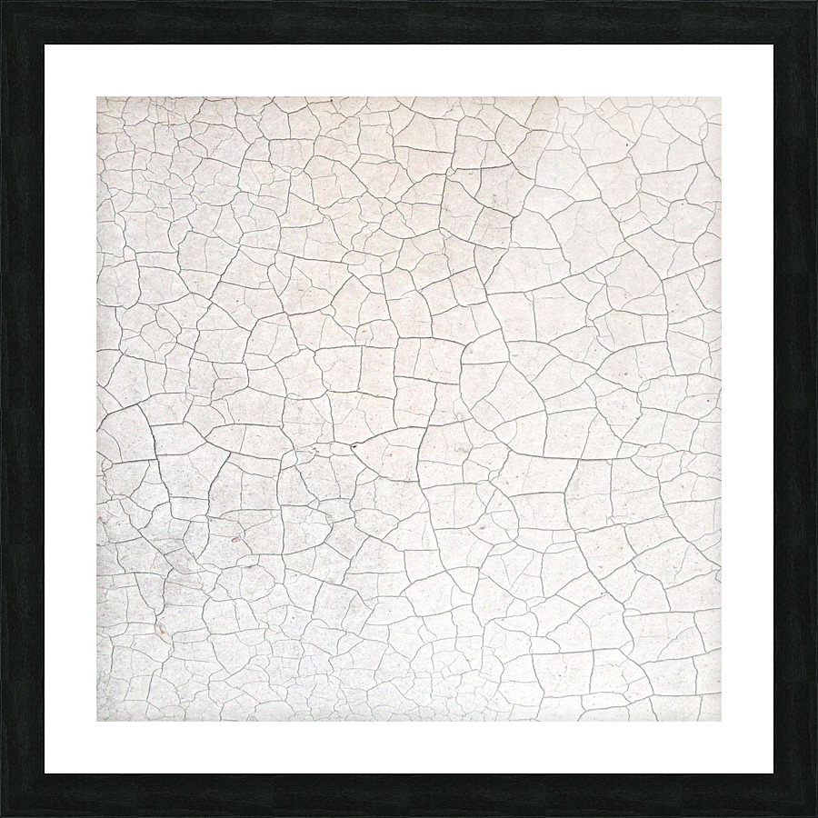 Abstract Pattern Surface Texture Cracked Pain Picture Frame print