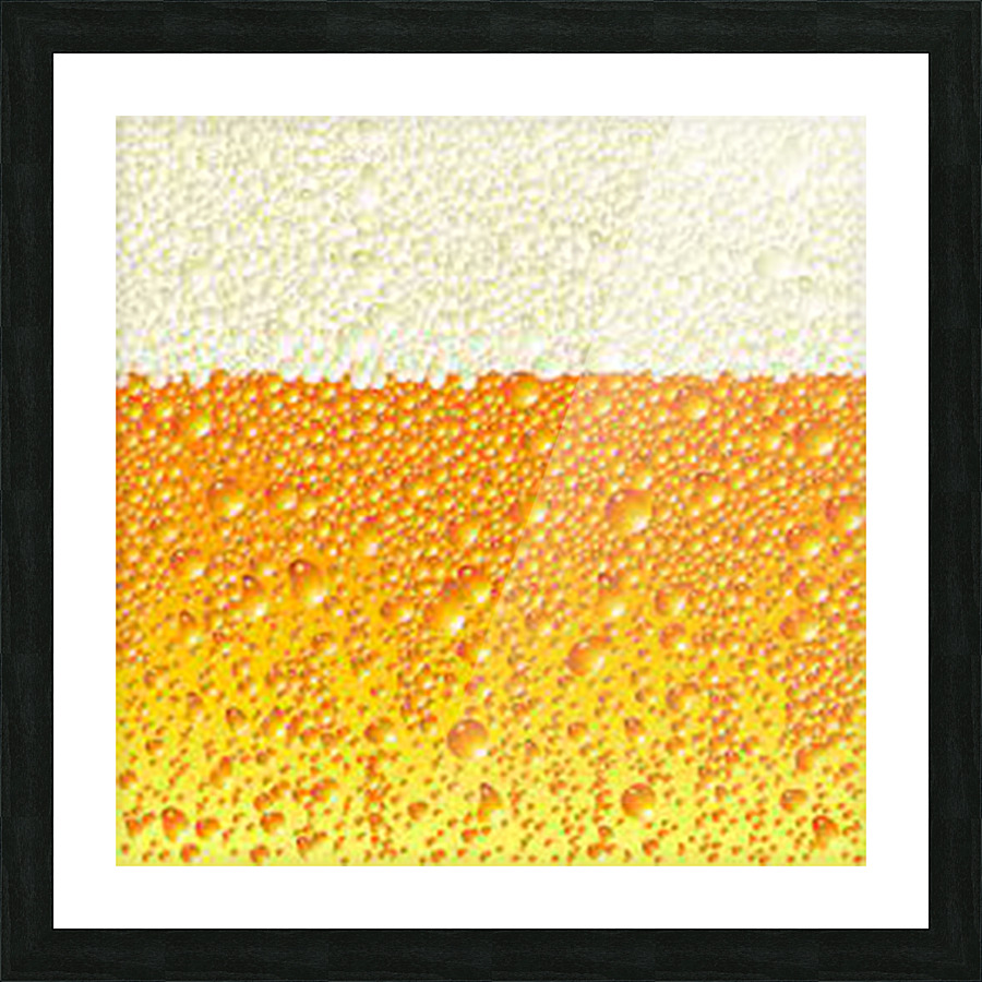 Bubble beer 2 Picture Frame print
