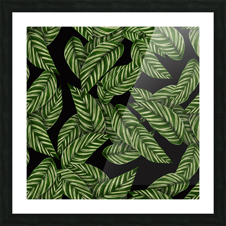 Background Pattern Leaves Texture Design Wall Picture Frame print