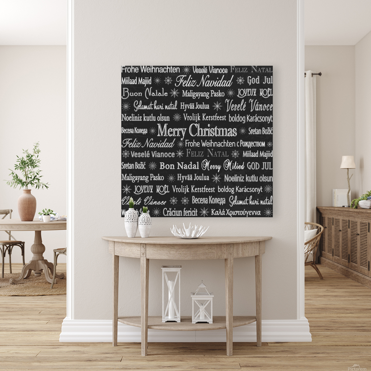 Abstract Advent Backdrop Reproduction