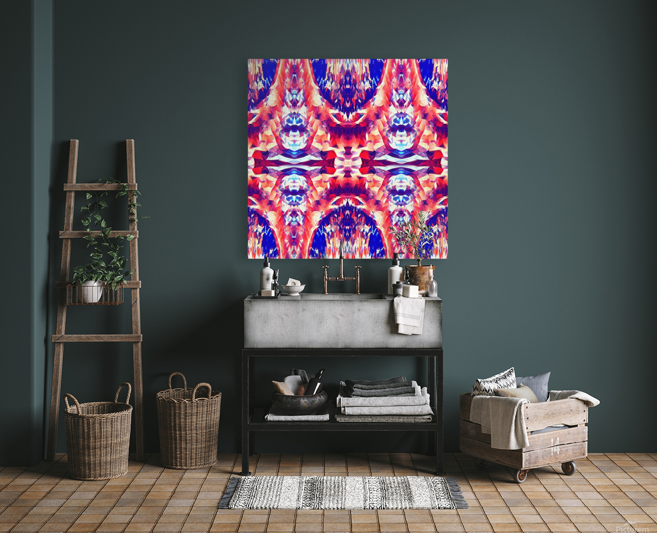 Abstract pattern effect Reproduction