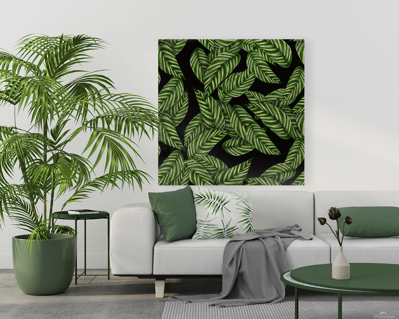 Background Pattern Leaves Texture Design Wall Reproduction
