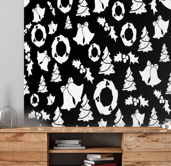 Black Card Christmas December by Artworkshop