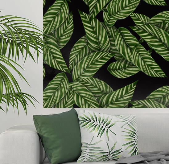 Background Pattern Leaves Texture Design Wall by Artworkshop