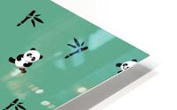 Pandas Pattern HD Metal print
