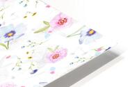 Pattern Flowers HD Metal print