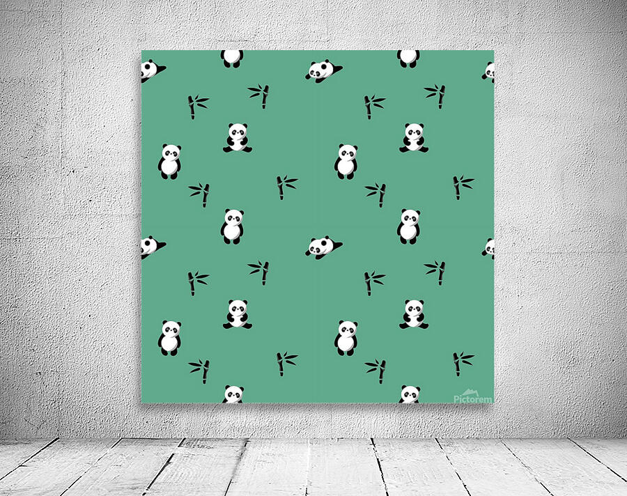 Pandas Pattern Wall Preview