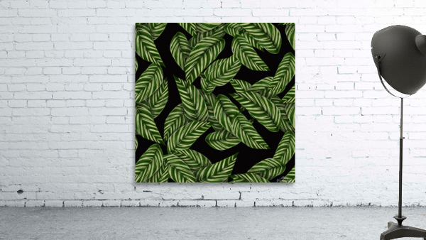 Background Pattern Leaves Texture Design Wall Wall Preview