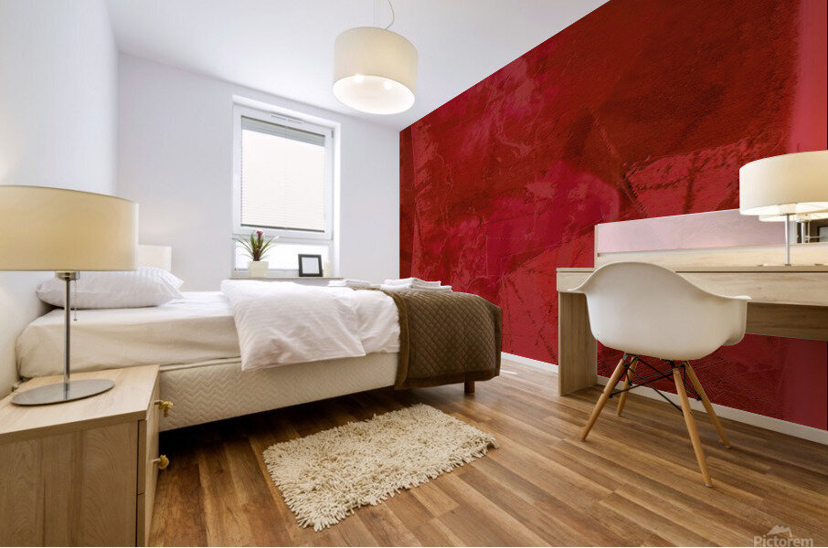 Mono Red Mural print