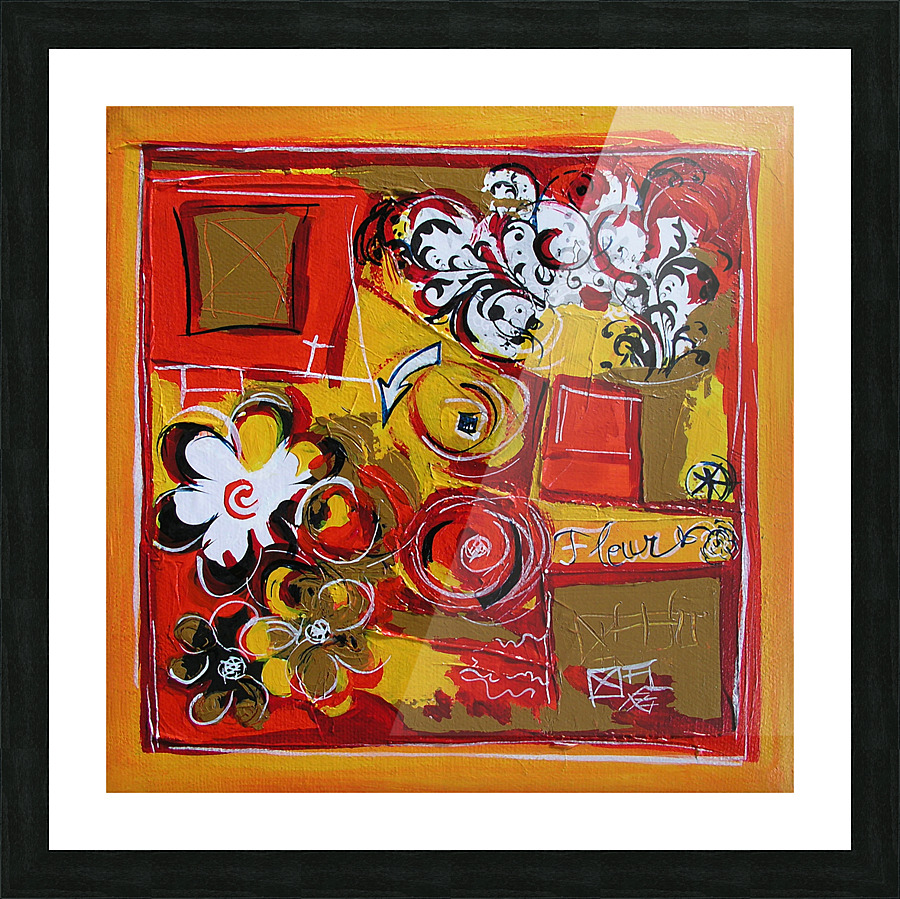 Flowers Picture Frame print
