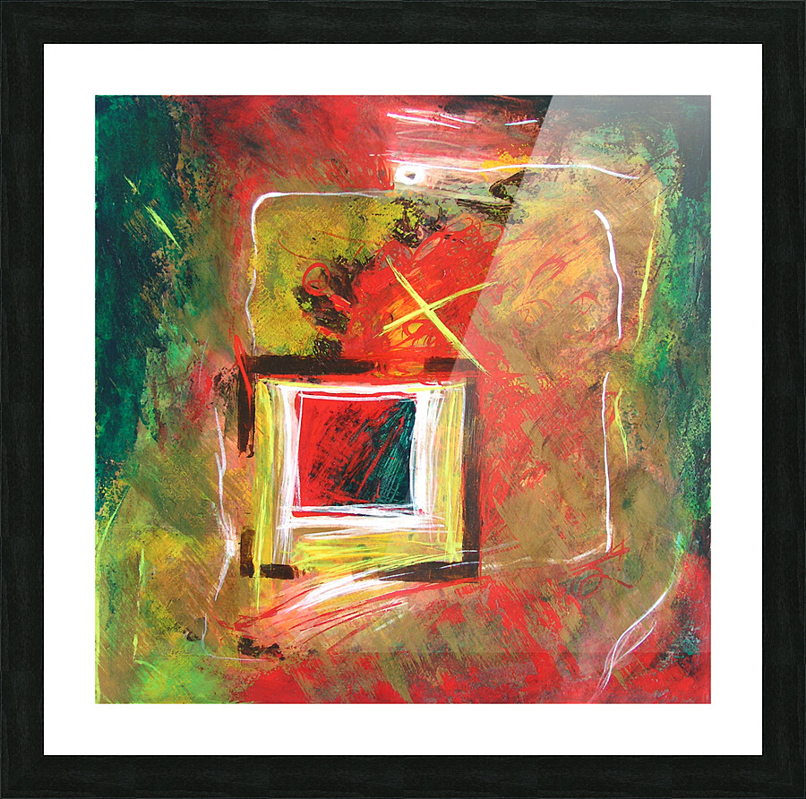 Square 3 Picture Frame print
