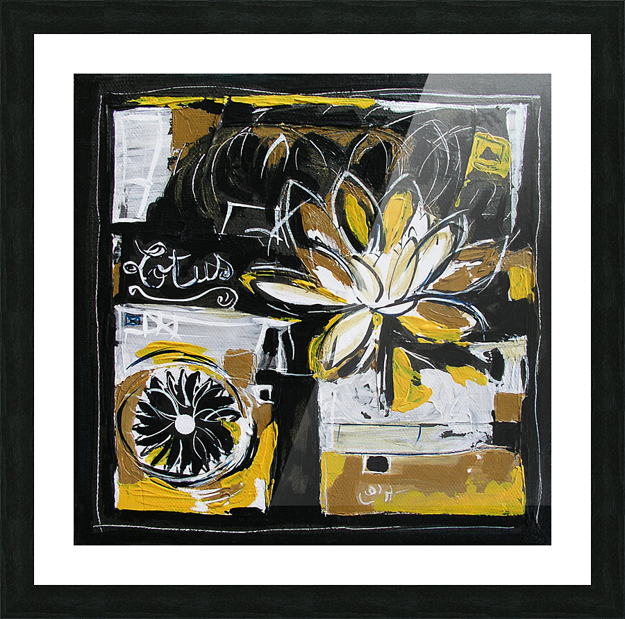 Lotus Picture Frame print