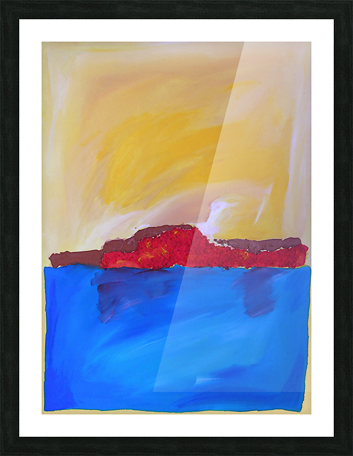 Vulcano Picture Frame print
