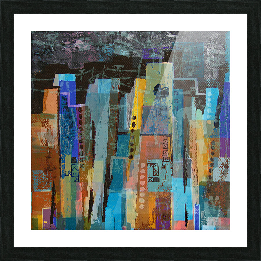 Skyline 2 Picture Frame print