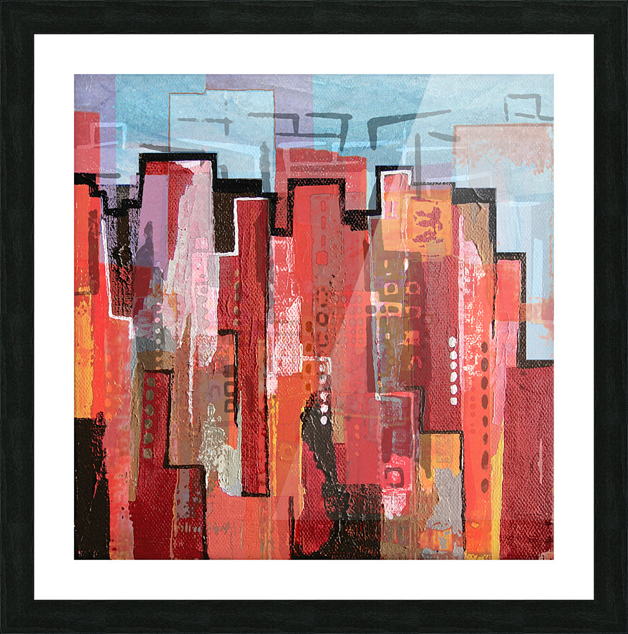 Skyline 6 Picture Frame print